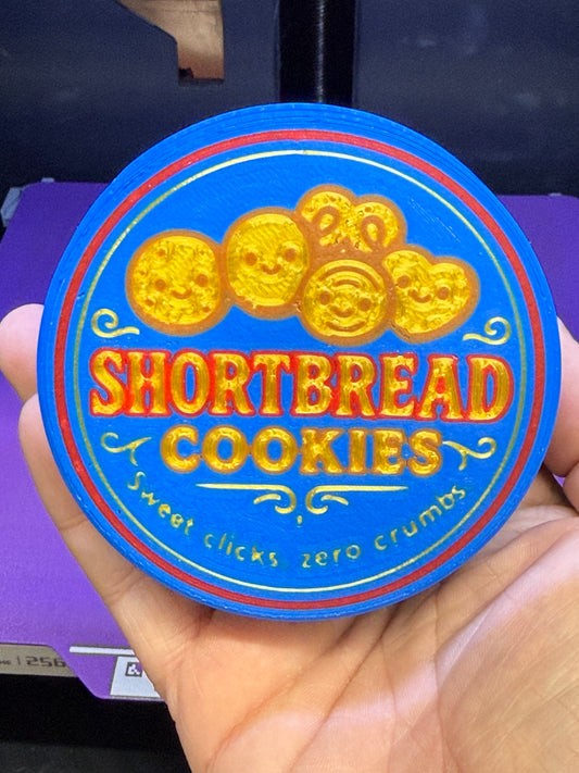Shortbread Tin Clicker - Sewing Kit