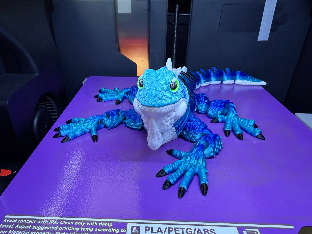 Blue Flexible Iguana