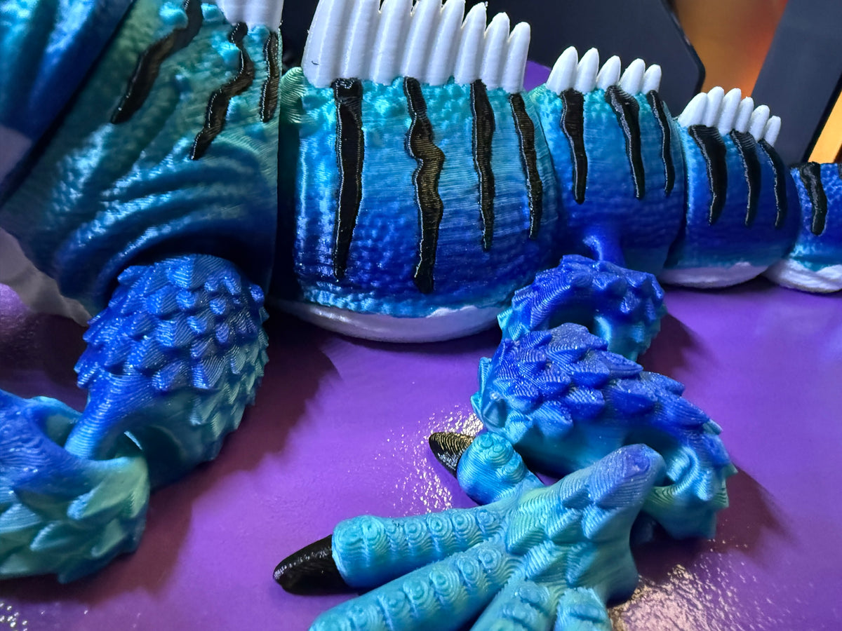 Blue Flexible Iguana
