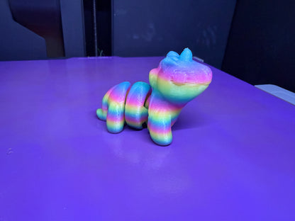 Multicolor Luminious Unicorn Fidget Animal